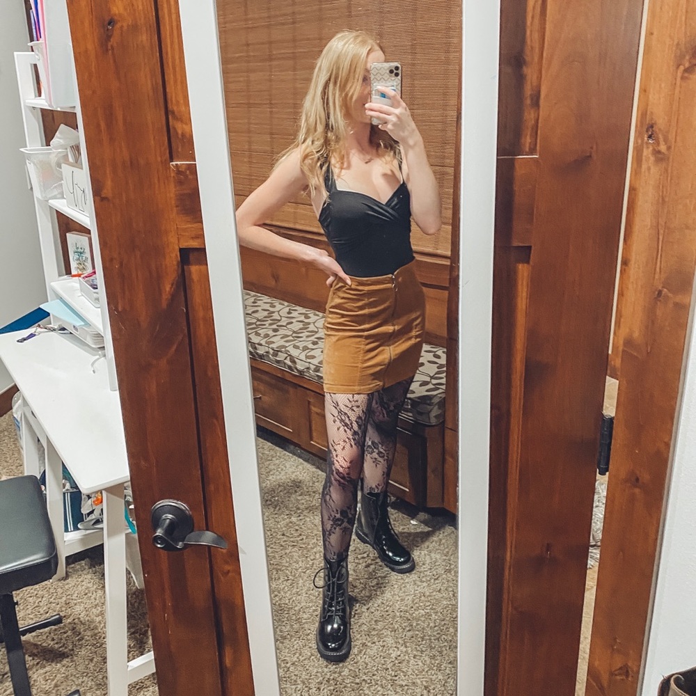 Suede Skirt